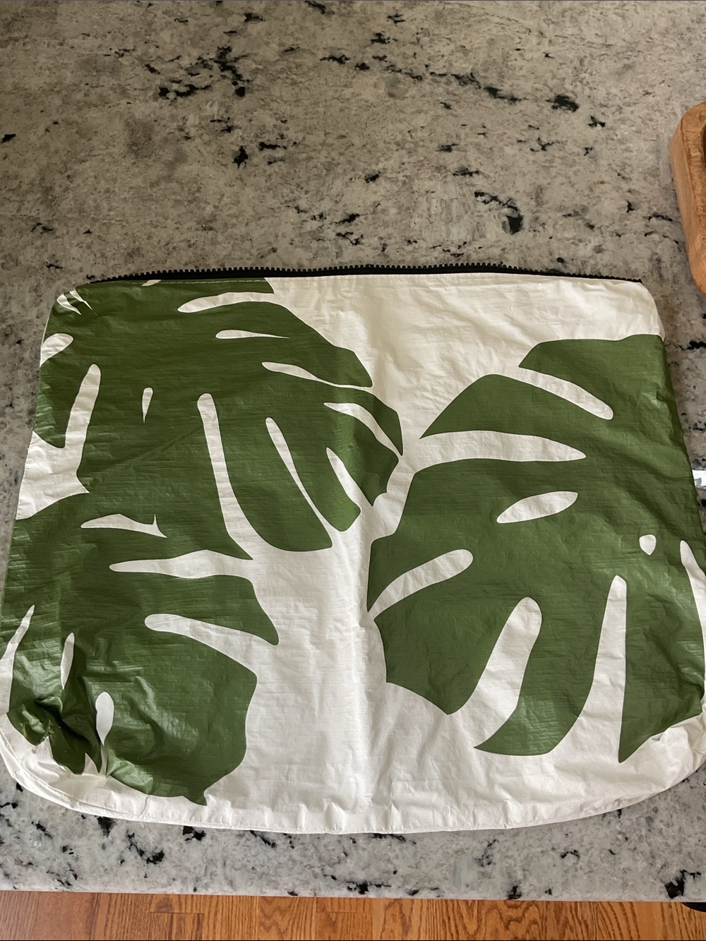 ALOHA Collection Monstera Max Pouch- Broken Zipper
